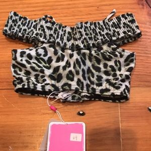 New! LITTLE PEIXOTO 4T 6 Jolene Leopard Print Swim Top